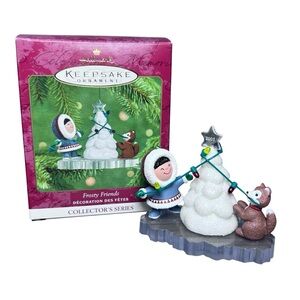 Hallmark Keepsake 2001 NEW Frosty Friends #22 Series Vintage Christmas Ornament